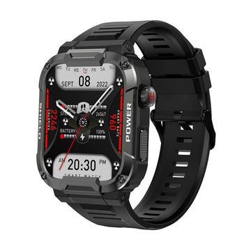 Findtime Military Smart Watch with Blood Pressure Monitor Heart Rate Blood Oxygen Body Temperature Bluetooth Calling